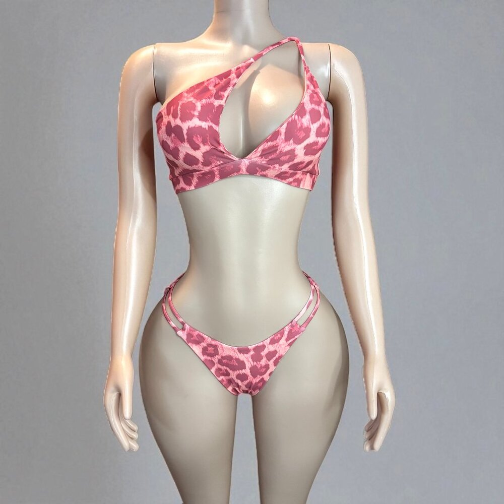 One Side Shoulder Women Bikini